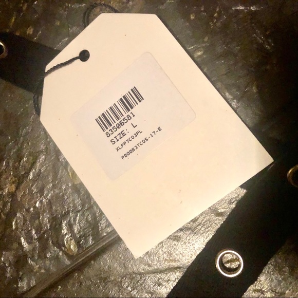 Unique Corset dress by Cellebie size L. X-back grommet straps w/ long tie. NWT - Picture 7 of 7